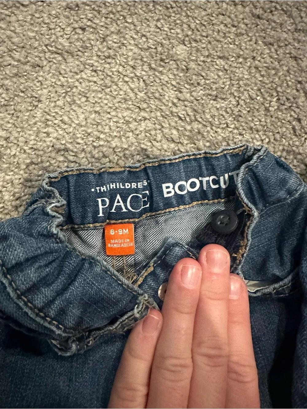 BUNDLE OF 3! The Children's Place Dark Blue Toddler Straight Denim Jeans